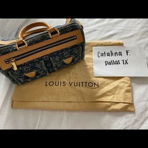 Louis Vuitton Speedy Neo Blue Denim